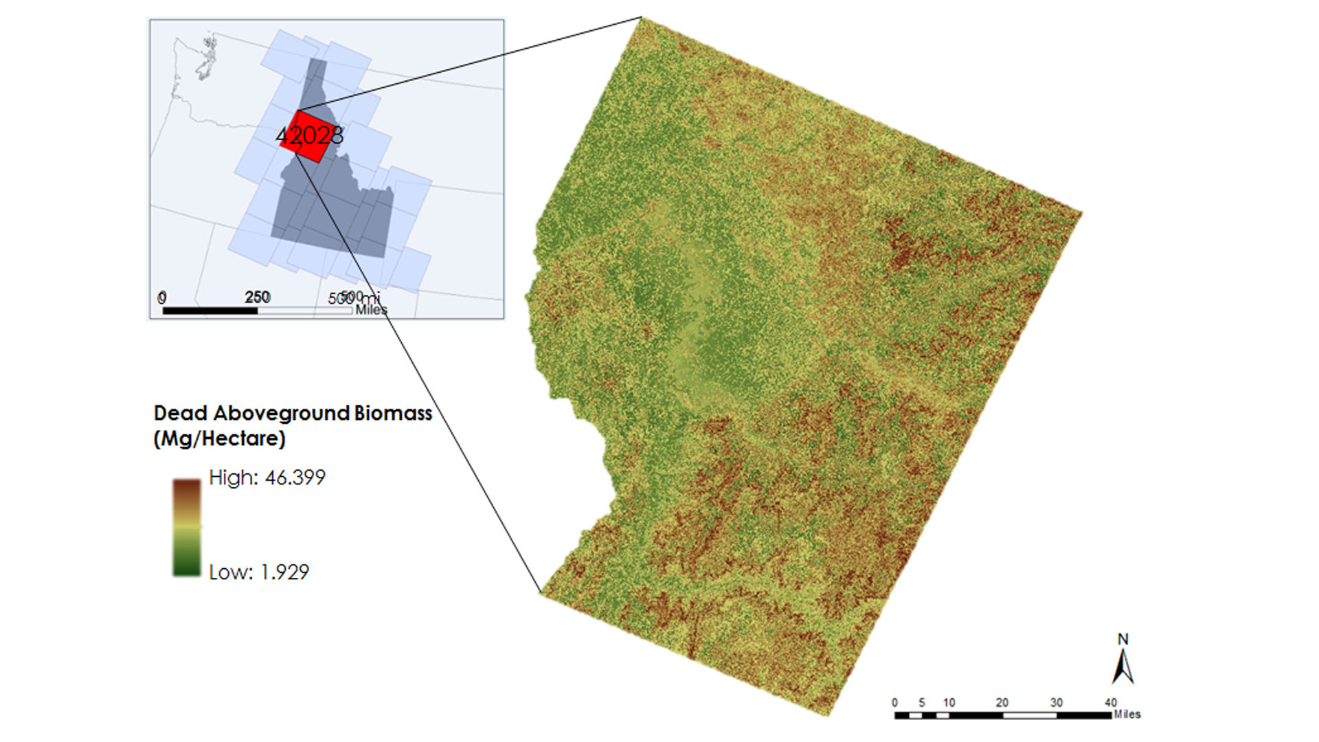 Utilizing NASA Earth Observations to Estimate Dead Aboveground Biomass Following Pest and Disease Outbreaks in Central Idaho Forests