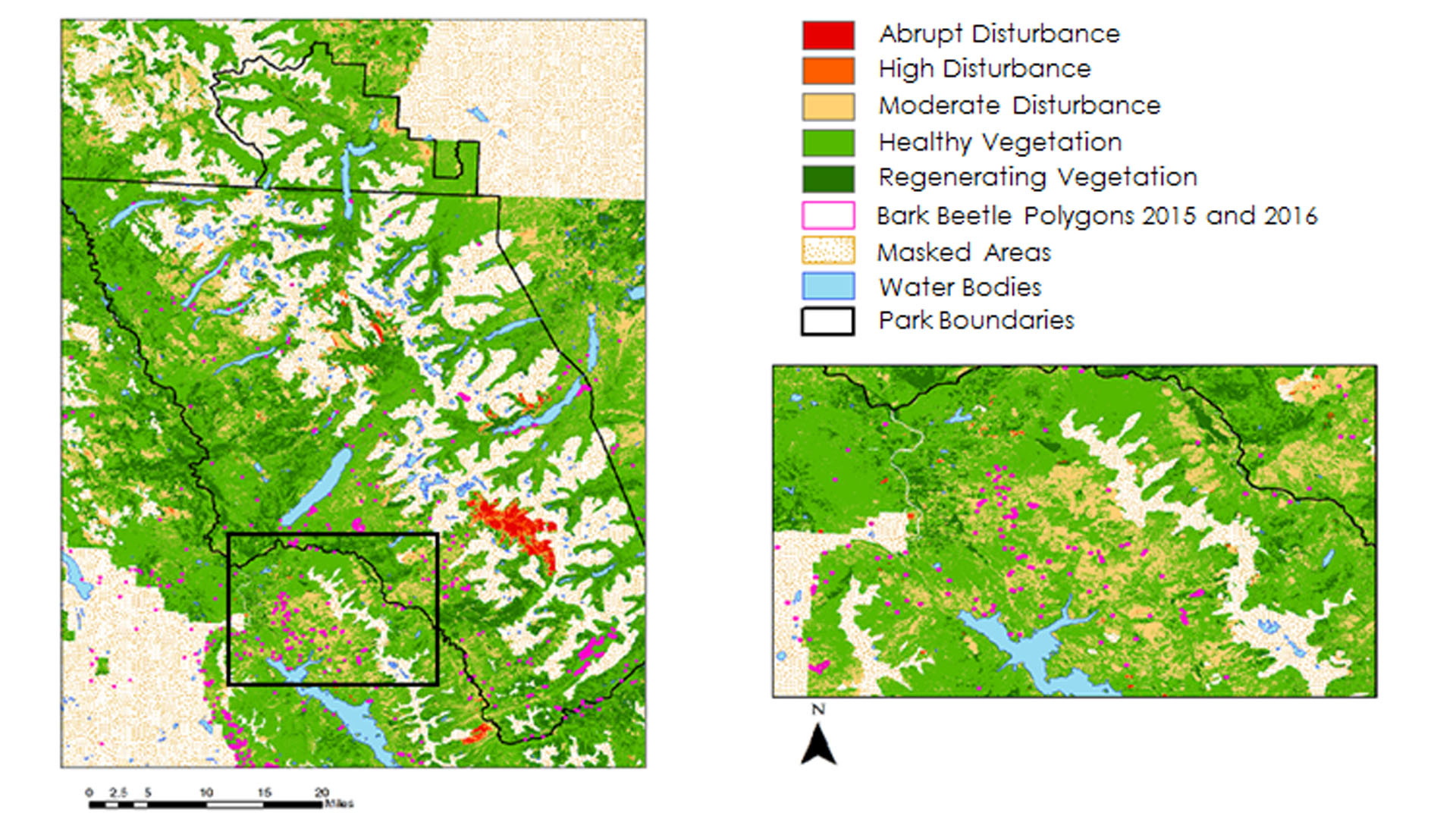 Analyzing and Mapping Landscape Disturbance across Glacier National Park Using a Landsat Time Series