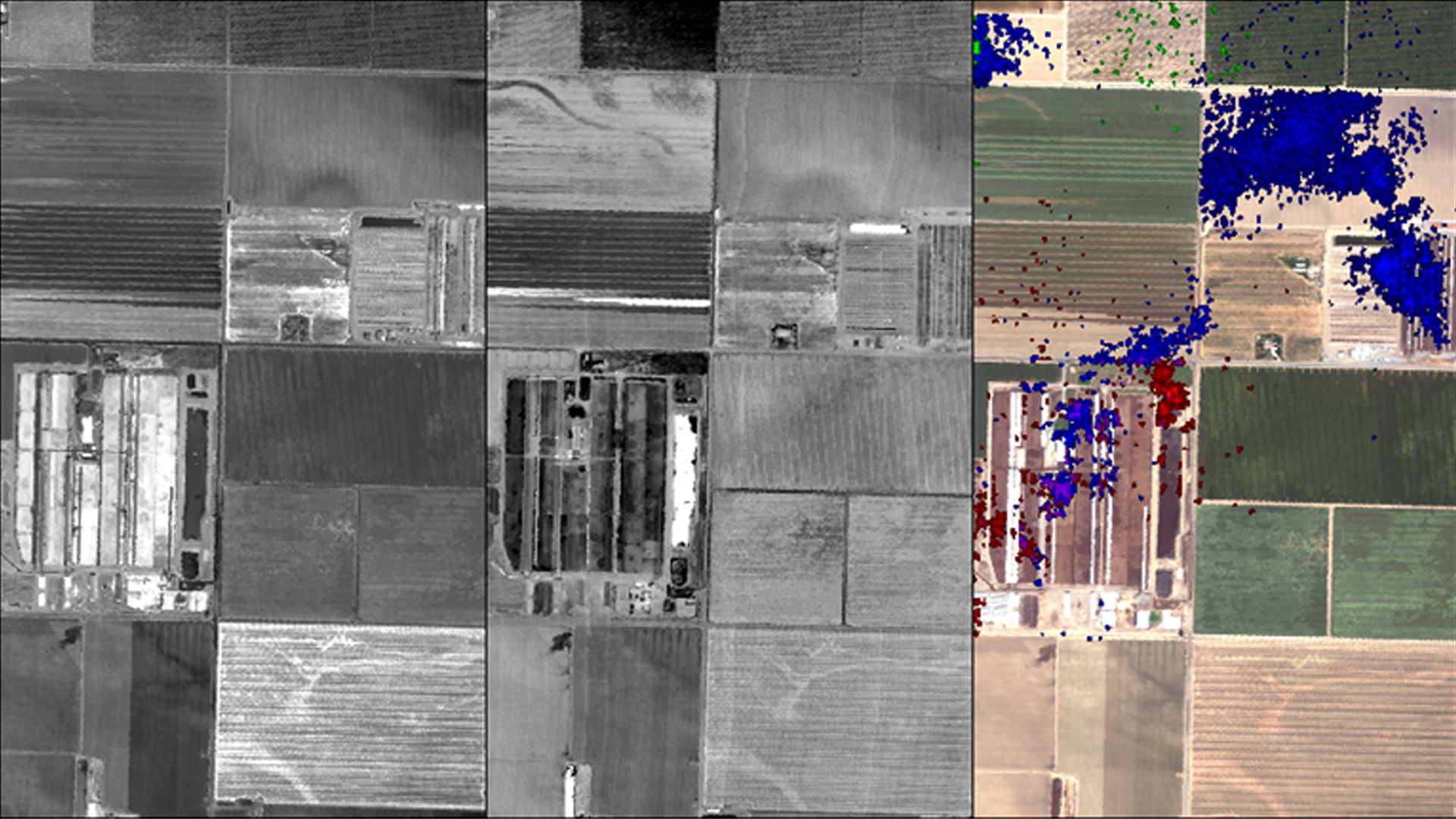 Identifying Methane Emissions Patterns from Dairy Farms Using Aircraft Remote Sensing Observations and Image Classification