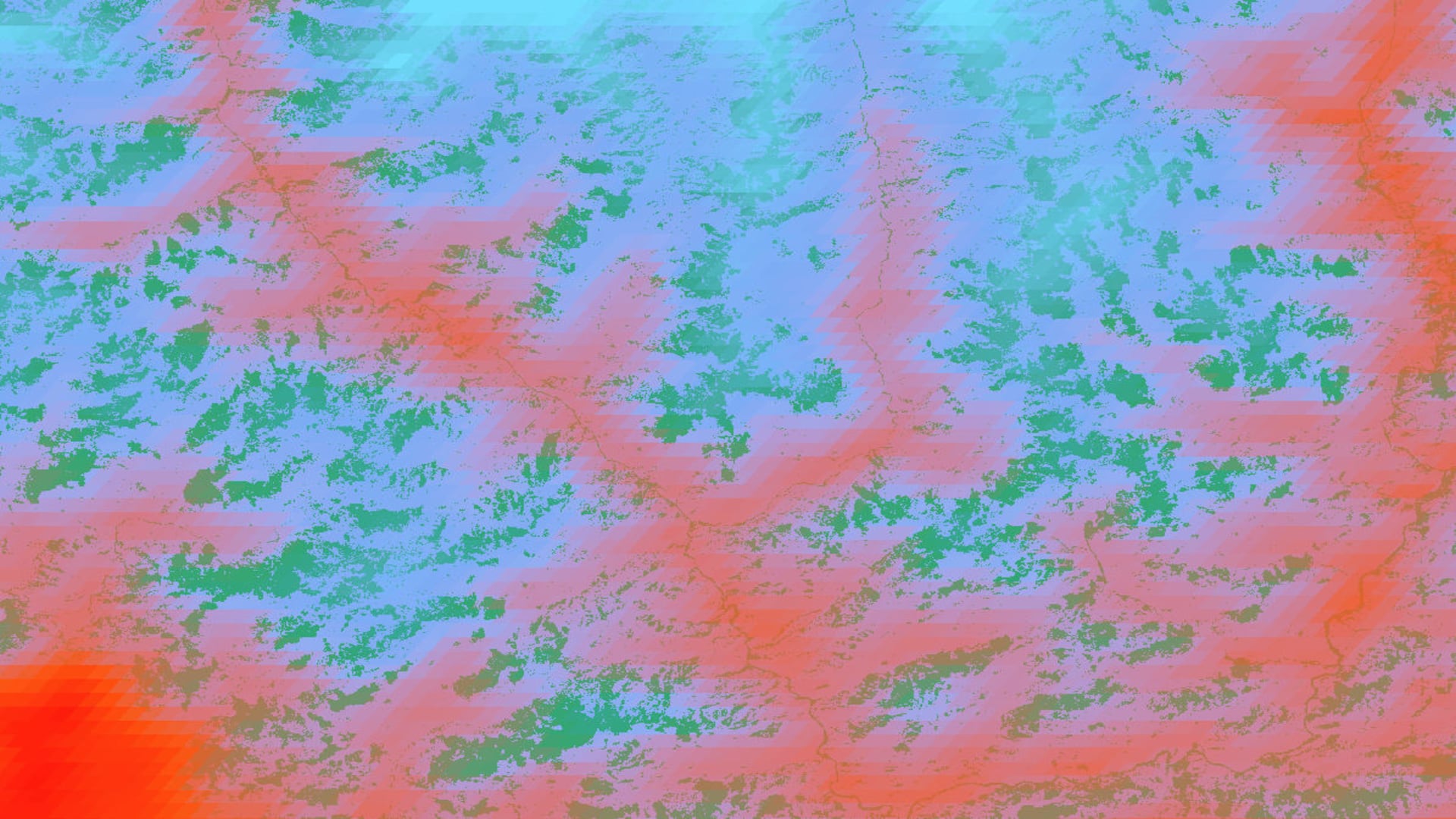 NDVI was processed from fall of 2019 using Landsat 8 Top Of Atmosphere imagery. Annual average land surface temperature (LST) was retrieved from MODIS for 2019. The area around Gelephu in the Southern part of Bhutan is displayed. Light blue represents low LST, red represents high LST, and medium range of LST is indicated by light purple. Healthier vegetation is indicated by green. Examining these variables can help partners in planning suitable elephant ecological corridors.   Keywords: Bhutan, Gelephu, Landsat 8 TOA, MODIS, NDVI, LST​