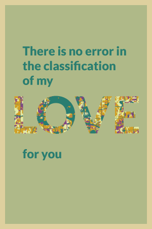 NASA There isno error in classification of my love for you valentine 