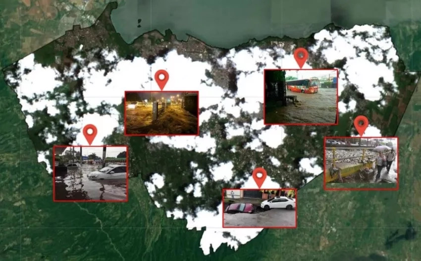 The SATc project combines real-time monitoring, open-source data, and historic precipitation levels to determine flood risk in Managua, Nicaragua. Credits: Ricardo Quiroga