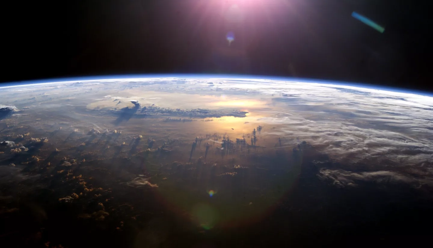 Image of Earth taken from the International Space Station