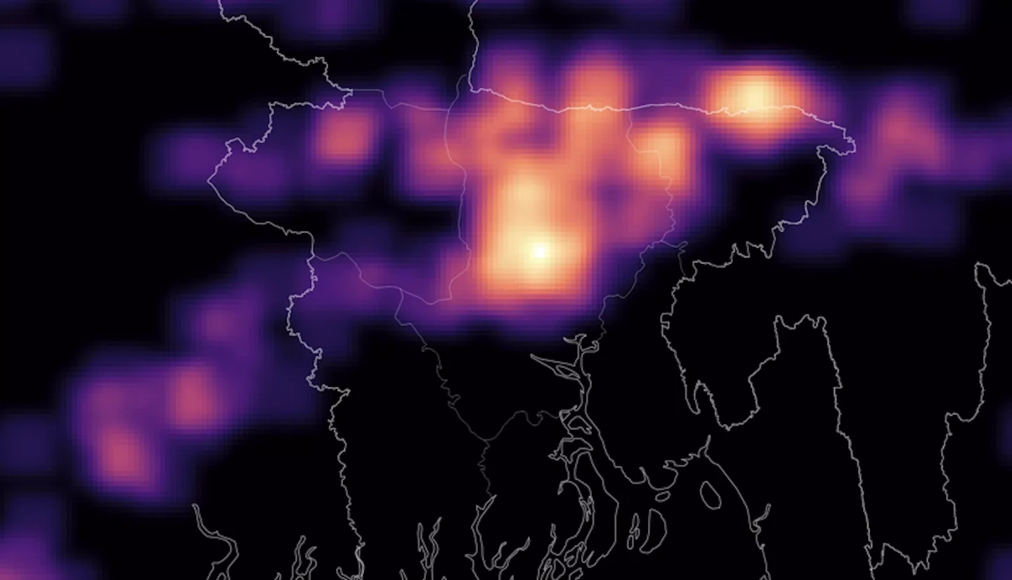 scientific visualization of lightning forecasts