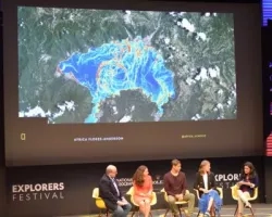 The "Data-Driven Conservation" panel at National Geographic's recent Explorers Festival.