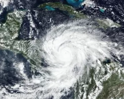NOAA-20 satellite image of hurricane Iota
