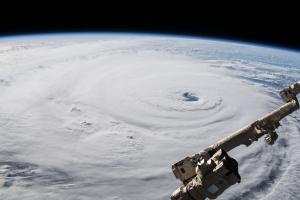 Hurricane Florence from International Space Station