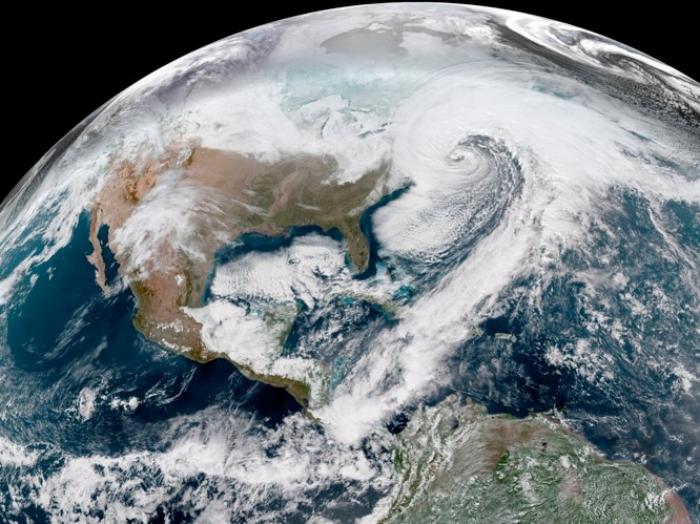 GOES image from NOAA