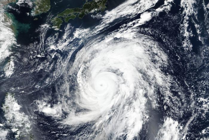 On Oct. 9, 2019, NASA-NOAA’s Suomi NPP satellite passed over Super typhoon Hagibis and captured this visible image of the storm. Credit: NASA Worldview, Earth Observing System Data and Information System (EOSDIS)