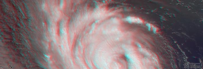 Multi-angle Imaging SpectroRadiometer image of Hurricane Florence