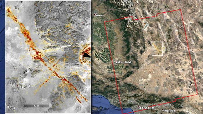 Map of estimated damage from 2019 S. California earthquakes 