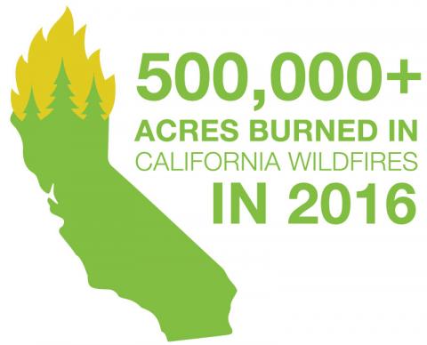 500,000+ acres burned in California wildfires in 2016