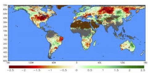 Evaporated Stress Index (ESI) global geospatial dataset