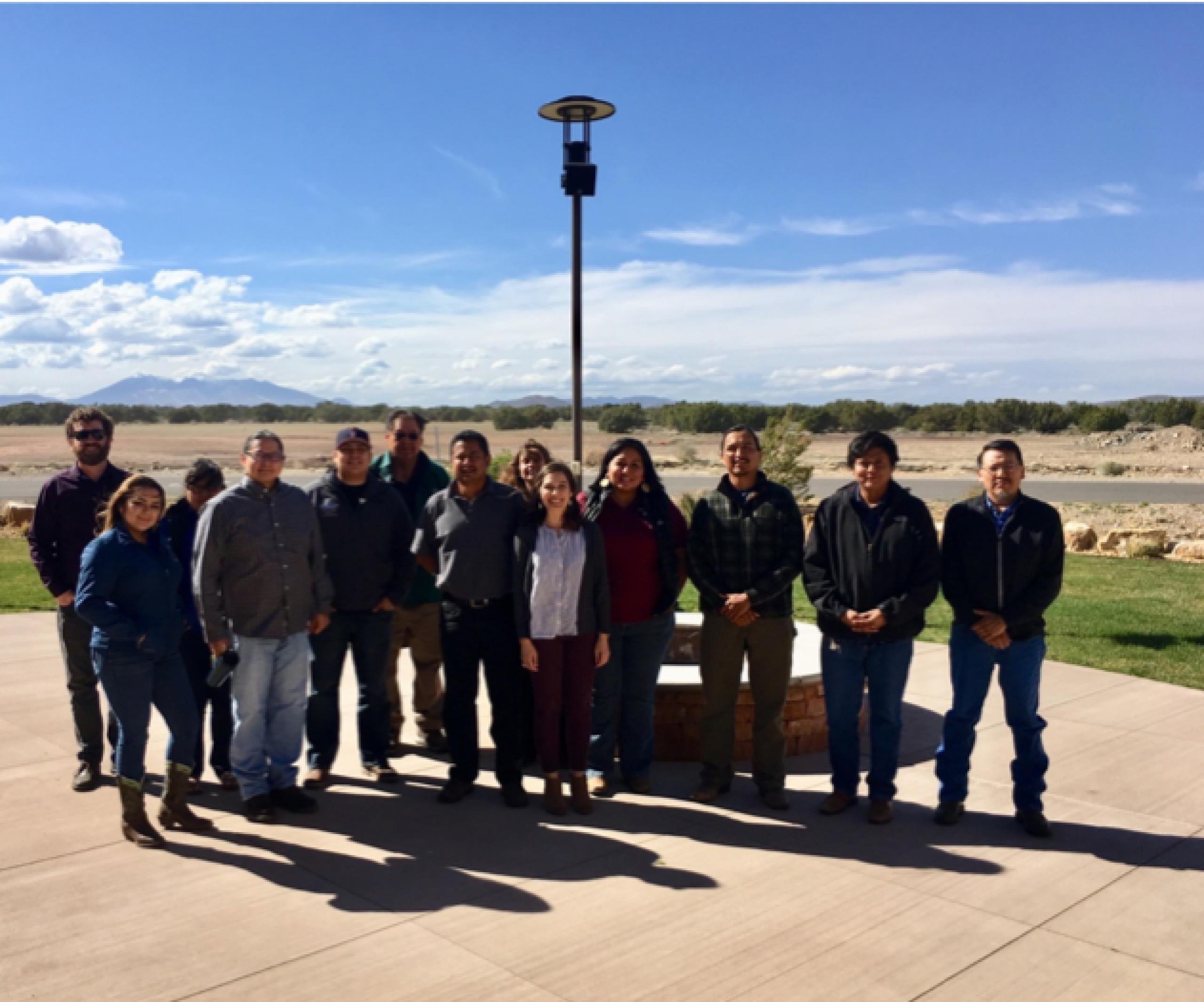 Attendees of the Navajo Nation remote sensing and drought workshop in Flagstaff, Arizona, April 2019.