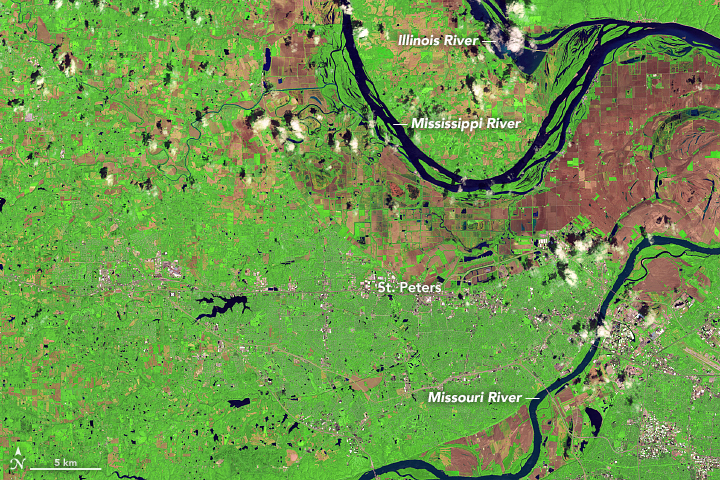 Image of Landsat satellites