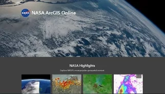 Screenshot of the geospatial tool