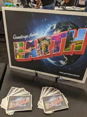 Greetings from Earth! New postcards highlighting NASA’s Space for U.S. website.