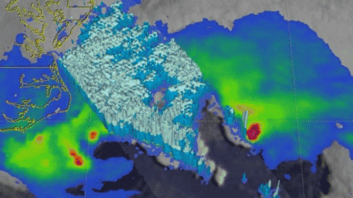 Image of a animated view of the storm.