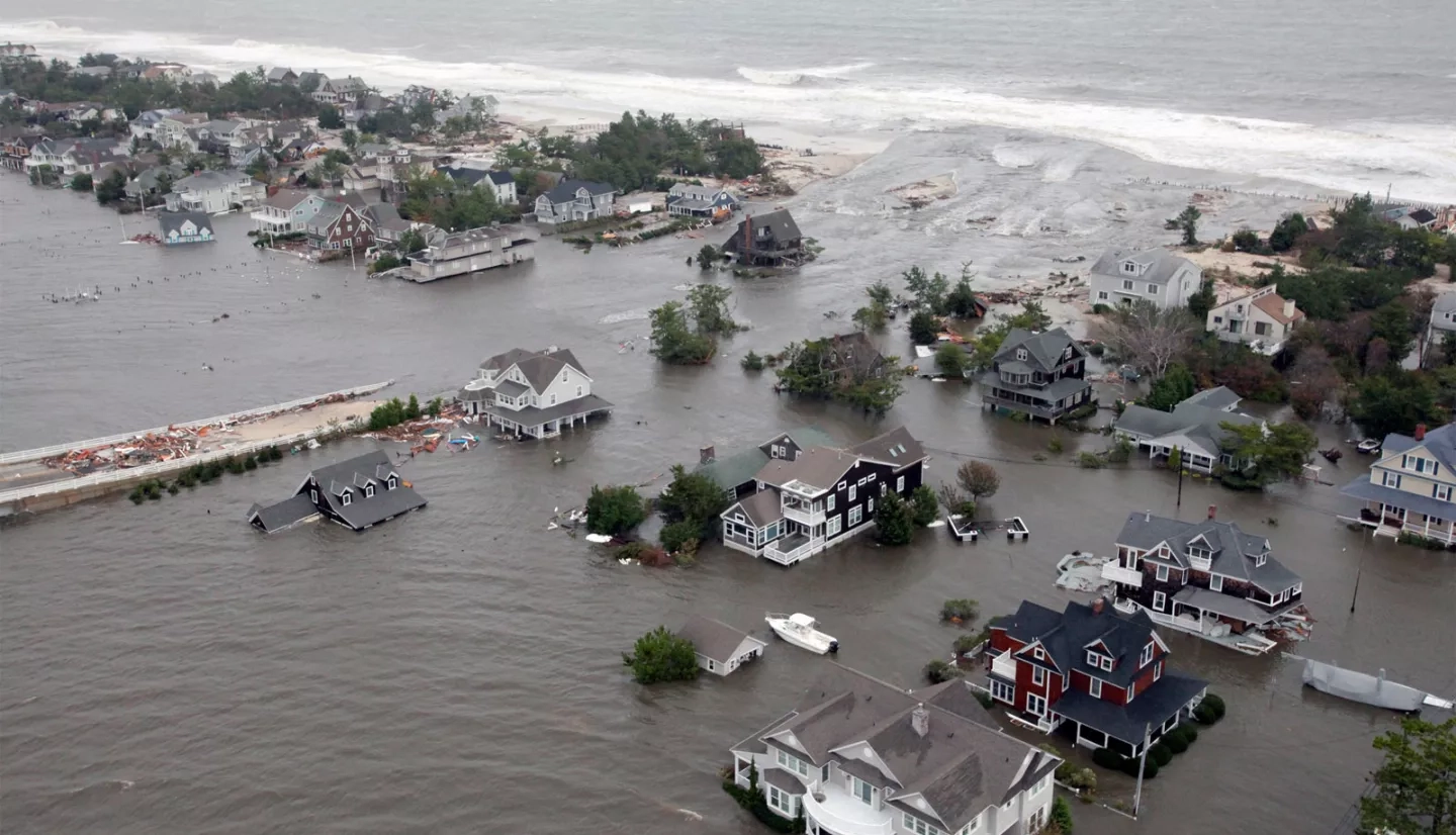 Superstorm Sandy flooding in New Jersey