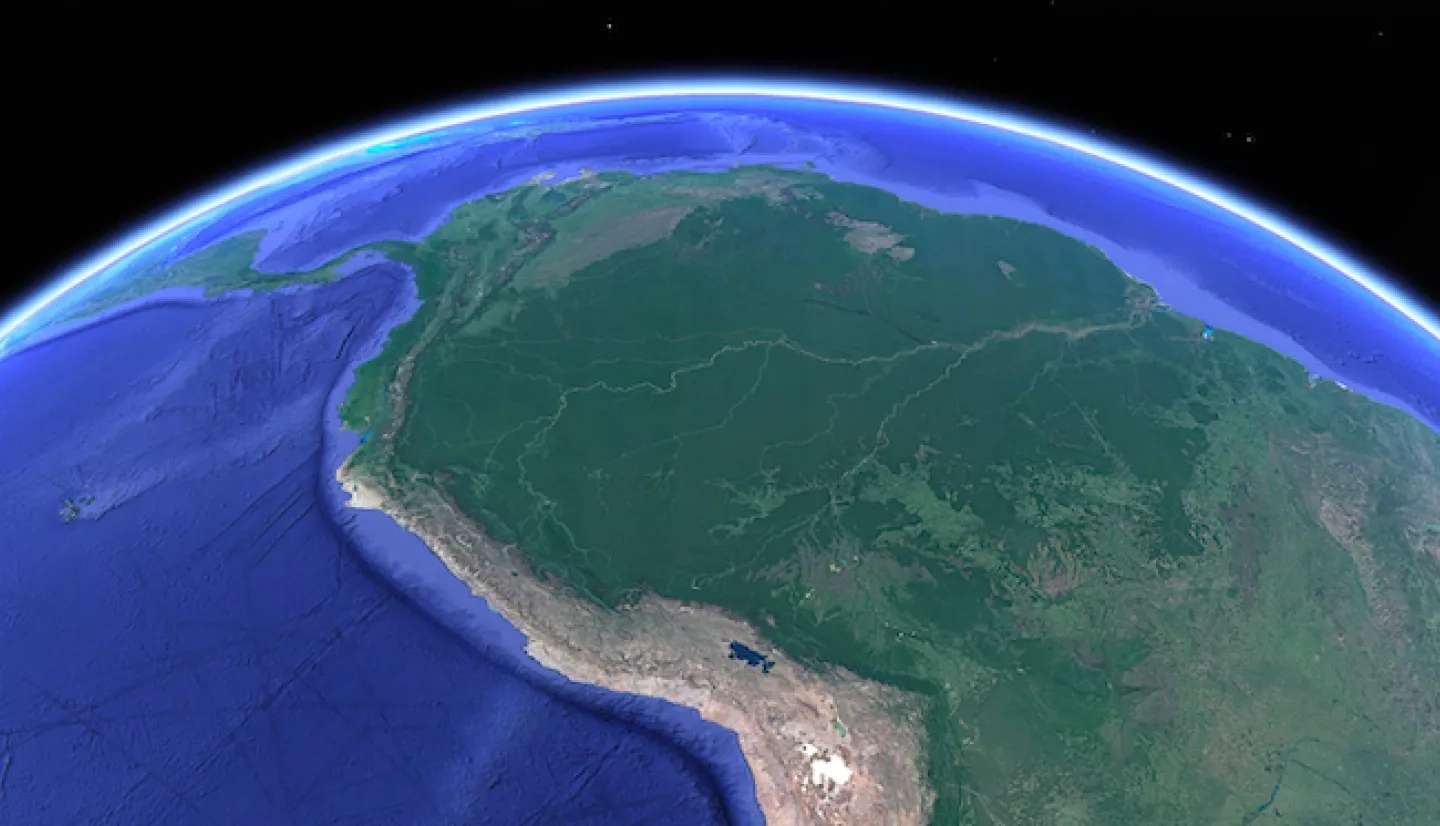 Google Earth image of Brazil - SERVIR Amazonia