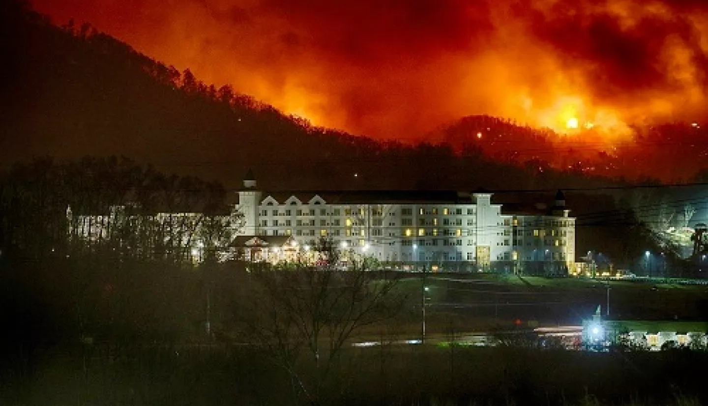 Tennessee wildfire