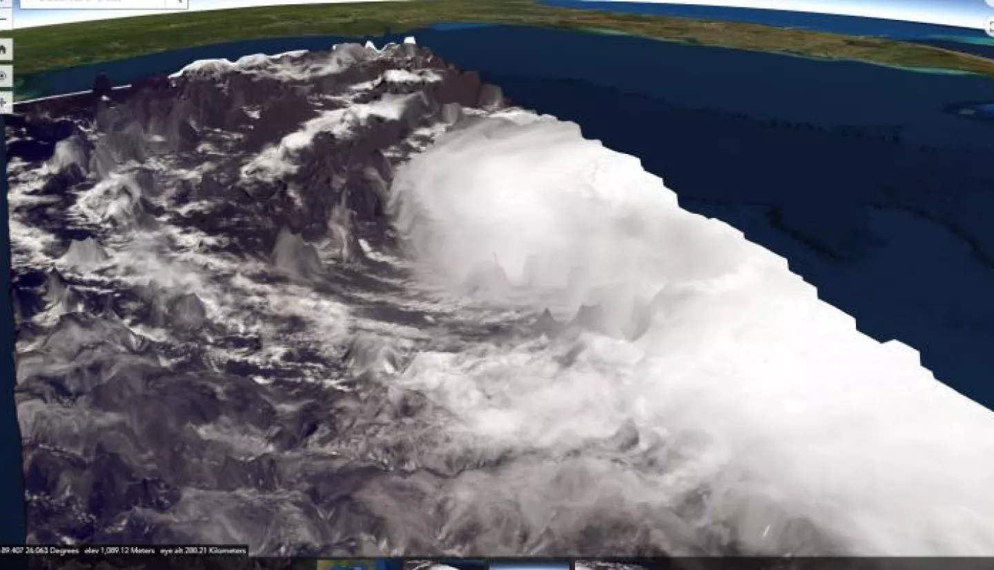 3D MISR data from Hurricane Laura 2020