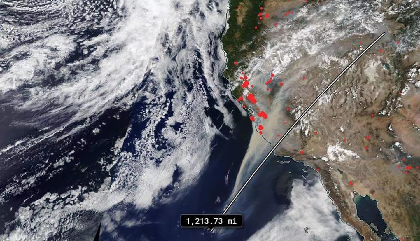 California Fires August 2020 NASA Applied Sciences