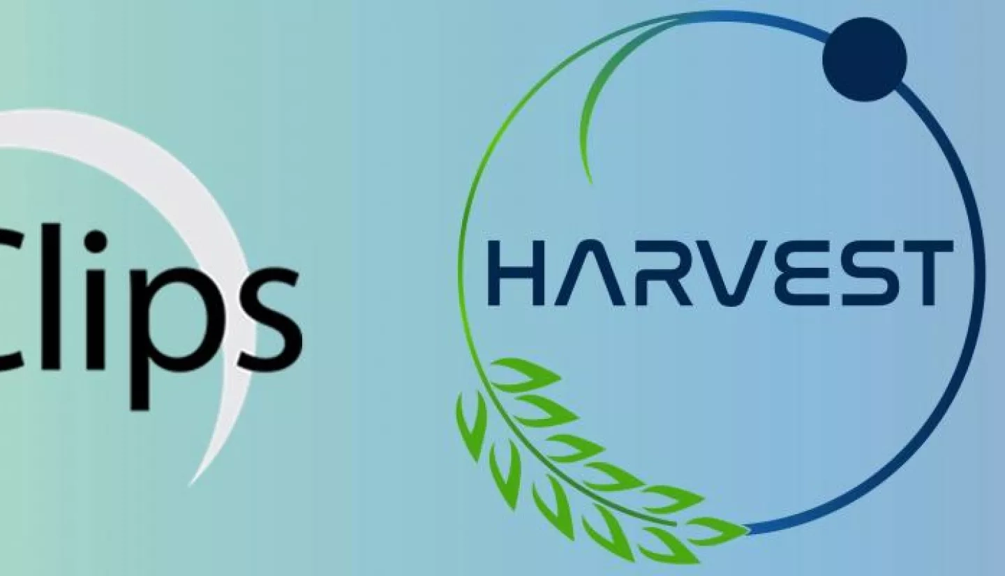 NASA Harvest and eClips logos
