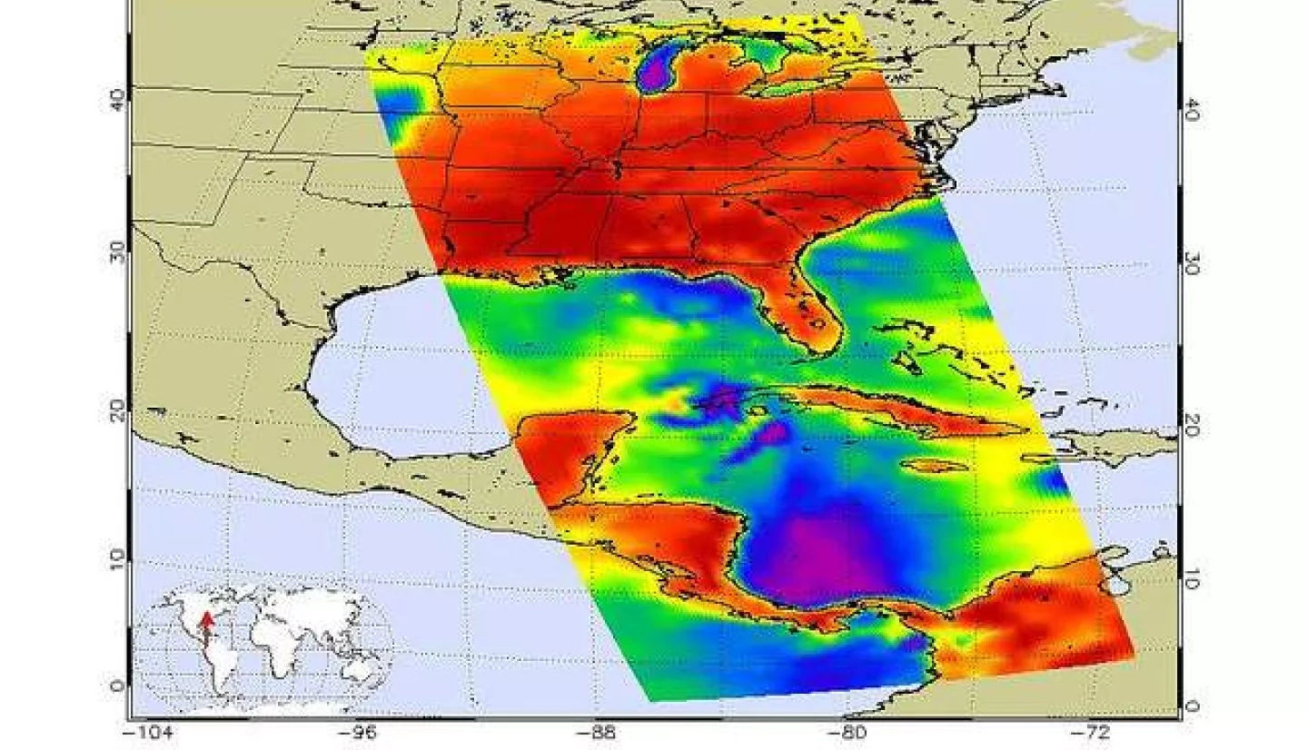 NASA's AIRS Captures Hurricane Michael 