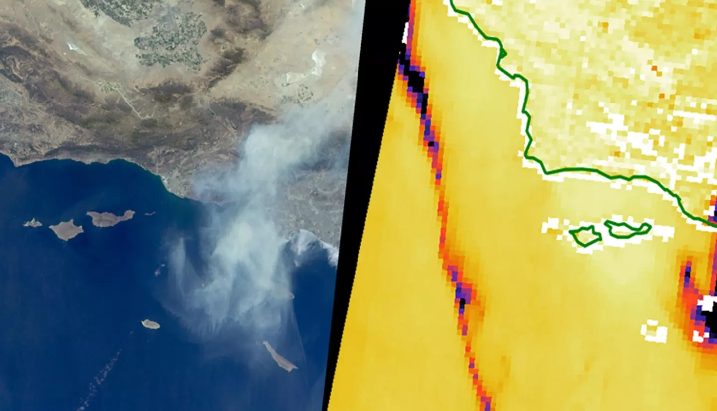 Smoke from California's Sand and Soberanes Fires Observed by NASA's MISR