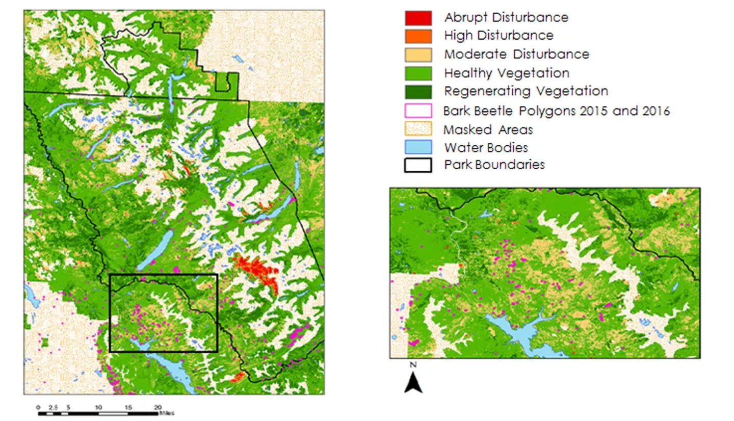 Analyzing and Mapping Landscape Disturbance across Glacier National Park Using a Landsat Time Series