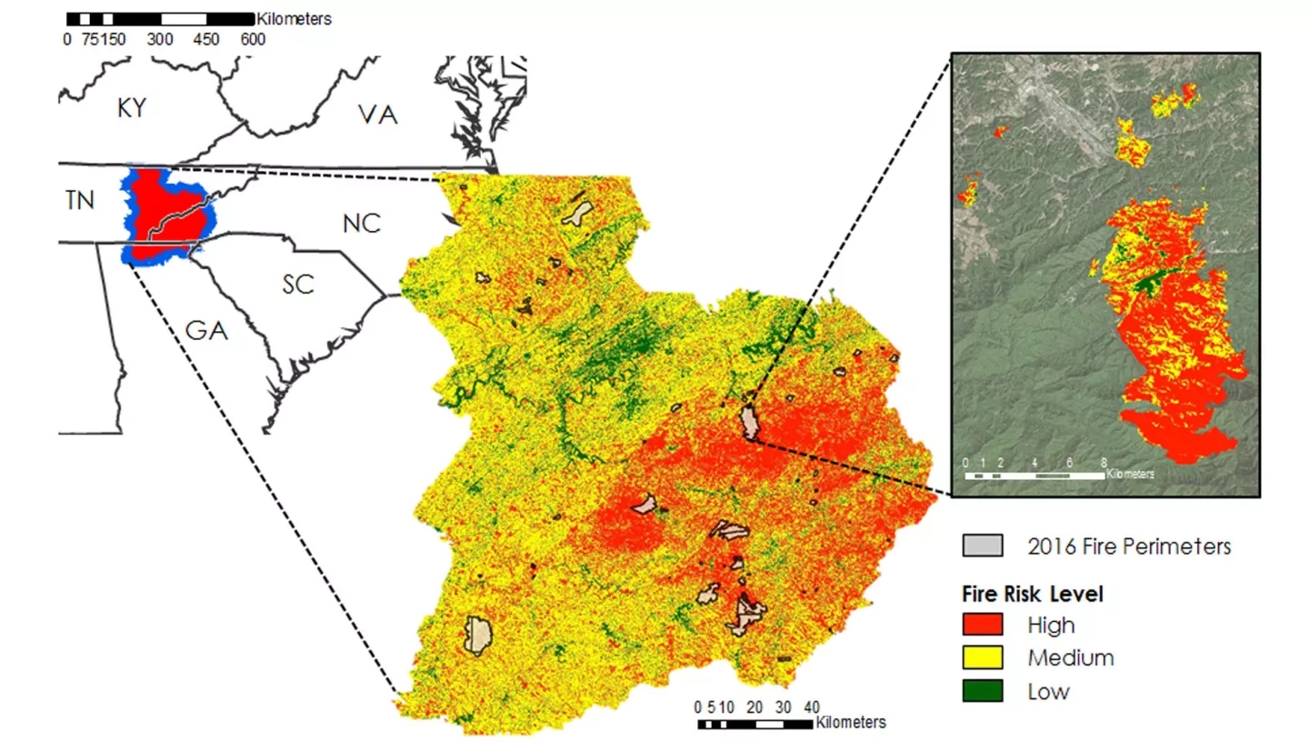 Using NASA Earth Observations to Monitor Vulnerability, Wildfire Damage, and Recovery in the Appalachian Forests