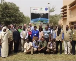 Group photo of SAR Workshop participants at AGRHYMET