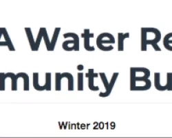 NASA Water Resources Community Bulletin Logo 
