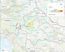 Croatia Earthquake 2020 Map