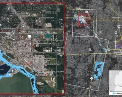 ARIA Flood Proxy Map of Michigan Dam Failure May 20, 2020