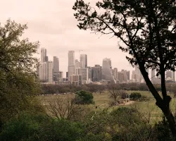 Photo of the Austin Skyline. 